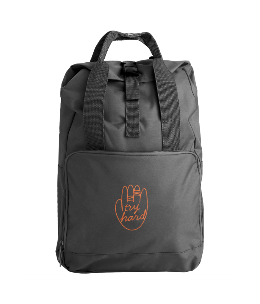 Try Hard Roll-Top Backpack