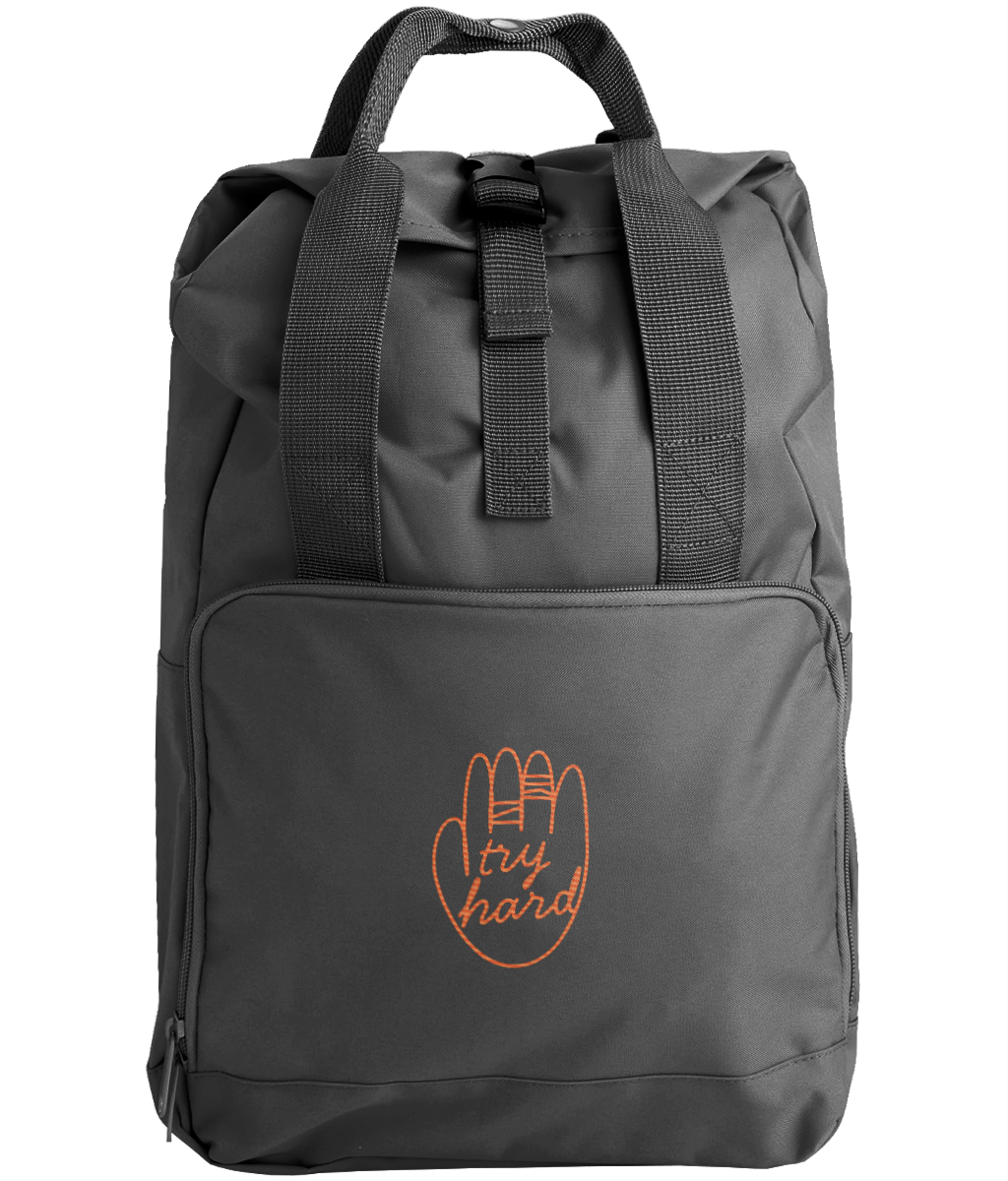 Try Hard Roll-Top Backpack - Image 2
